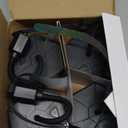 PIMAG Fly Fans for Tables, Fly Repellent Fan Outdoor Indoor Keep Flies Away, Fly Repellent Fans for Tables with Holographic Blades for Picnic, Party, Restaurant, Kitchen, and BBQ, 4 Pack Black