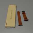 Tasikar Bands Compatible with Apple Watch Band 42mm (Series11/10) 41mm 40mm 38mm Men Genuine Leather Replacement Bands Compatible with Apple Watch SE Series 11 10 9 8 7 6 5 4 3, Classic Brown