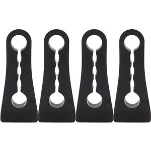 Sound Damper Door Lock Buffer for Nissan Qashqai X-Trail Tiida Juke Note Rogue NV200 Murano Rattling Stop Soundproof Screaks Deaf Seal Deadener Deadening (Black)