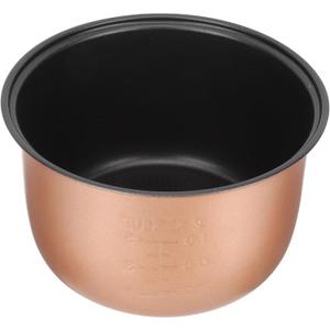 ULTECHNOVO Inner Cooking Rice Cooker Rice Cooker Inner Pot - Ceramic Cooking Pot Household Non-stick Electric Cooker Accessory(Golden) Tiger