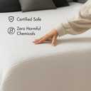 Queen Muslin Duvet Cover Set - 4-Layer 100% Cotton Gauze, Breathable Lightweight Comforter Cover with No-Tie Channel + 2 Pillow Shams, Italian Cream, 92" x 88"