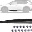 Front Left Side Lower Door Molding Trim Lower Door Decorative Protective Panel Compatible with Nissan Rogue 2021 2022 2023 Replace 80871-6RR0A 808716RR0A