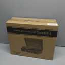 Turntable Vinyl Record Player 3-Speed Suitcase Portable Belt-Driven Record Player with Built-in Speakers RCA Line Out AUX in Headphone Jack Vintage White