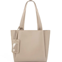 Bags for Women 15.6 Inch - Laptop Tote Bag with Zip Compartments - Large PU Leather Office Purse Computer Briefcase