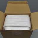 Ziliny 20 Pcs Serving Platters 14 x 6 Inch Rectangle Serving Trays Reusable Food Tray Dishes Dessert Trays Plastic Plates for Wedding Home Table Thanksgiving Christmas Party(White)