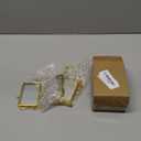 Small Picture Frames,Diy Pressed Flower Picture Frame,Gold Metal Double Glass Frame For Custom Floral Displays,Mini Size Baby 2x3 Frames For Wall Tabletop, Vertical Horizontal Polaroid Photo Frames