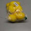 10pcs Artificial Lemons Simulation Lifelike Lemons Fake Fruit for Home Kitchen Wedding Party Decoration Photography (Big Size, Yellow)
