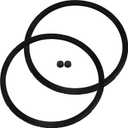09936 09904 Pressure Canner Sealing Ring and Overpressure Plug - Replacement for Presto pressure cooker models 0126002, 0135001-0135004,0136102, 0136001,0136403, 01/PS6 (2PCS)