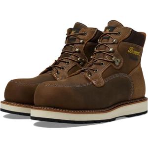 Thorogood Iron River 6 Leather Waterproof Work Boots for Men with Composite Safety Toe Oil and Slip-Resistant Outsole 38