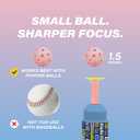 Bandit Sports Coach RAC Tee Popper Mini, Hitting Tee for Perfect Swings, Batting Machine for Practicing Hitting Without a Pitcher Blue