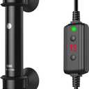 NICREW Aquarium Heater 50W, Temperature Adjustable Fish Tank Heater with Controller for 5-10 Gallon, Overheat Protection