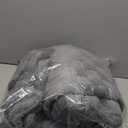 Pawque Super Soft Cozy Throw Blanket Twin Size for Couch Bed, Fluffy Sherpa Fleece Reversible Thick Warm Fuzzy Blanket for All-Season, 3D Checkered Jacquard Decorative Blankets, Grey, 60" x 80"