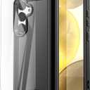 2 x AICase for Samsung Galaxy S25/S24 Case with Glass Screen Protector,Heavy Duty Drop Protection Full Body Rugged Shockproof Military Protective Tough Durable Cover for Galaxy S25/S24 6.1" 5G 2025_1