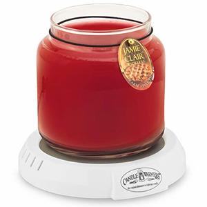 Candle Warmers Etc. Original Candle Warmer Plate (White, Plug-in) – Electric Candle Wax Melter Plate for jar Candles, Cup Not Included