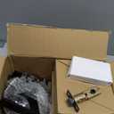 6 Pack Matte Black Door Handles, Keyless Interior Door Knobs, Privacy Door Lever Locksets for Bedroom Bathroom, Heavy Duty Square Door Lock (2.0lb), Reversible for Left & Right Handled Doors