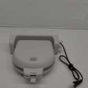bella Flip-n-Store Waffle Maker with EverGood Ceramic Nonstick Coating, Fits-anywhere Kitchenware, Power Indicator Light, Cool Touch Handle & Cord Wrap, 7 Wide & 1" Deep Plates, 1000 Watt, Oatmilk
