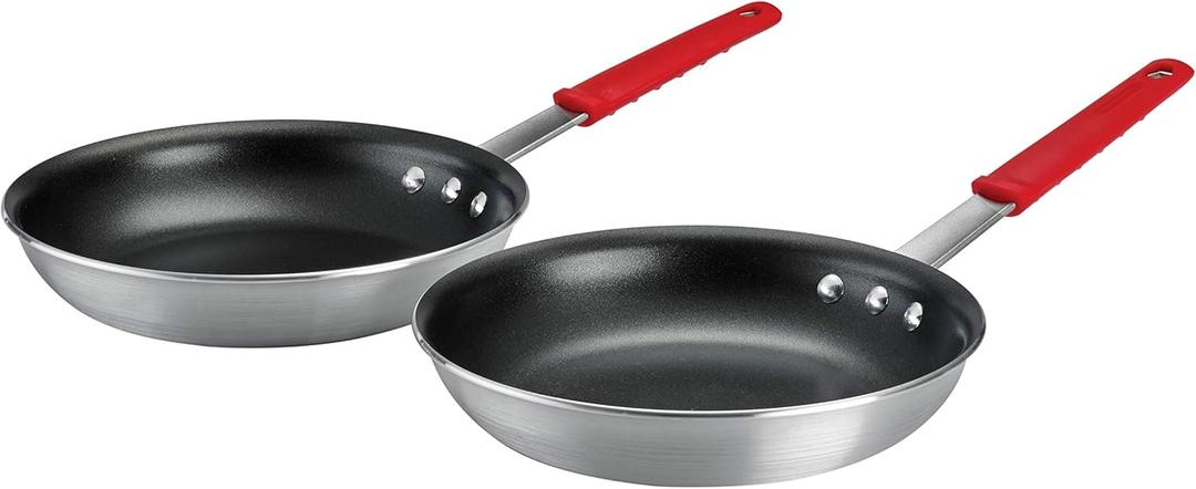 Tramontina Aluminum Nonstick Restaurant Professional 2-Piece 10" Fry Pan Set, Satin