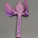 Bubble Wands for Kids Girls - LED Light & Music Bubble Machine: 3 AA Batteries & 2 Bubble Solutions, Outdoor Party Birthday Toys for Toddlers, Gift for 3 4 5 6 7 8 Year Old Girls (Pink)