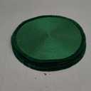 8Pack GREEN Metallic PLACEMATS 15" Round Holiday