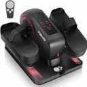 FUNMILY Under Desk Elliptical, Ellipse Leg Exerciser While Sitting for Seniors with Display Monitor, Portable Seated Pedal Exerciser with Remote Control for Home Office Use Fully Assembled