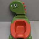 Potty Seat Potty Training Chair Baby Toddler Boys Girls Toddler Dinosaur Potty Comfortable Children 1-6 Years Old Baby Toilet Toddler Animal Potty Seat With Lid Back Potty Trainer (Green)