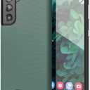 Crave for Galaxy S21 Case, Shockproof Protection Dual Layer Case for Samsung Galaxy S21 5G (6.2 inch) - Forest Green
