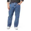 Levi Strauss Signature Gold Men's Relaxed Fit Flex Jeans Medium Indigo-Waterless, 32W x 30L