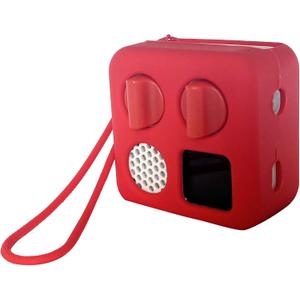 Silicone Cover for Yoto Mini Player, Protective Sleeve Case Compatible with Audio Music Player (Red)