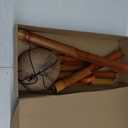 Bamboo Wind Chimes 38" 6 Pipes, Handcrafted Wooden Wind Chime Bring a Unique and Soothing Melody, Create a Zen Atmosphere for Outdoor Indoor Decor, for Sympathy, Memorial (38''-Brown Coconut top)