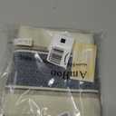 AmHoo Pack of 2 Farmhouse Linen Throw Pillow Cover Cushion Stripe Decoration Buffalo Retro Pillowcase with Hidden Zipper for Sofa Bedroom Car 18 x 18 Inch Blue