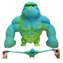 Super Stretchy Gorilla Fidget Toy (Blue-Green) Stretchy Monkey - Funny, Squishy & Perfect to Squeeze for Stress Relief - Ideal Gift for Kids