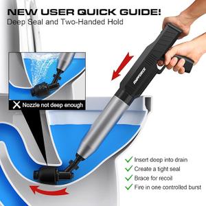 8v Cordless Toilet Plunger