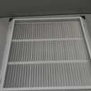 18" W x18 H Stamped face Steel Filter Return Grille White Powder Coating with Frame Overall Outside Dimension 20.6"x20.6" (Fits 18" x 18" Duct Opening)