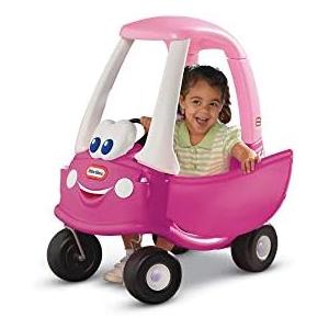 Little Tikes Princess Cozy Coupe Ride-On Toy - Toddler Car Push and Buggy Includes Working Doors, Steering Wheel, Horn, Gas Cap, Ignition Switch - For Boys and Girls Active Play , Magenta