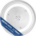 13.5" Microwave Glass Plate Replacement F06015Q00AP WB39X10032 Fit GE Panasonic Frigidaire-13 1/2" Microwave Glass Turntable Tray Replaces 5304464116 5304509621 Fit FFMV162LSA CFMV152CLBA CFMV157GBA
