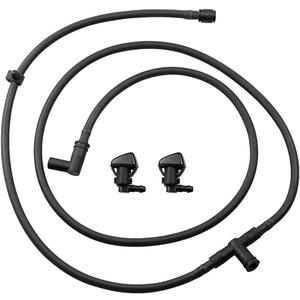 for Ford Super Duty Windshield Washer Nozzle Hose Kit, Compatible with Ford Super Duty F250 F350 F450 2011 2012 2013 2014 2015 2016, BC3Z-17K605-B Washer Hose + BC3Z-17603-A Washer Nozzle Jets