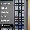 UltraPro Backlit OneTouch Universal Remote Control, Replacement TV Remote for Samsung, LG TV Remote, Vizio, Sony, Roku and More, Easiest Setup Ever U.S. Based Support 80830 And Helix UltraBuds