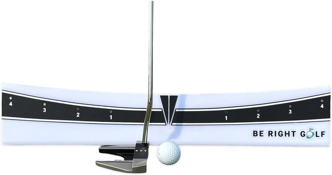 Putting Plane Rail - Portable Golf Putting Stroke Trainer and Training Aid, 24" x 3" x 4.5"