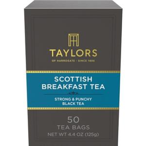 3 x Taylors of Harrogate Scottish Breakfast Black Tea, 50ct (Pack of 1) (EXP 01/28/28)