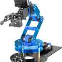 Robotic Arm for Arduino AI Vision & Voice Interaction 6DOF Serial Bus Servo Smart Robot Arm, STEM Project Educational Robot & Engineering Kits, Science/Coding/Programming Set, LeArm AI Advanced Kit