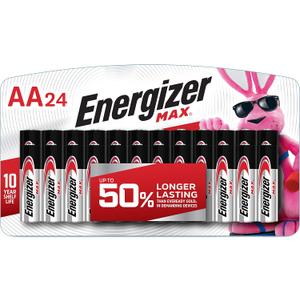 Energizer MAX AA Batteries (24 Pack), Double A Alkaline Batteries