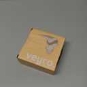 VEYRO Ceramic Coasters Set of 4  Absorbent Stone Drink Coasters with Holder, Non-Slip Cork Backing, Modern Marble Look Coasters for Coffee Table, Desk & Home Decor (Clay 2)