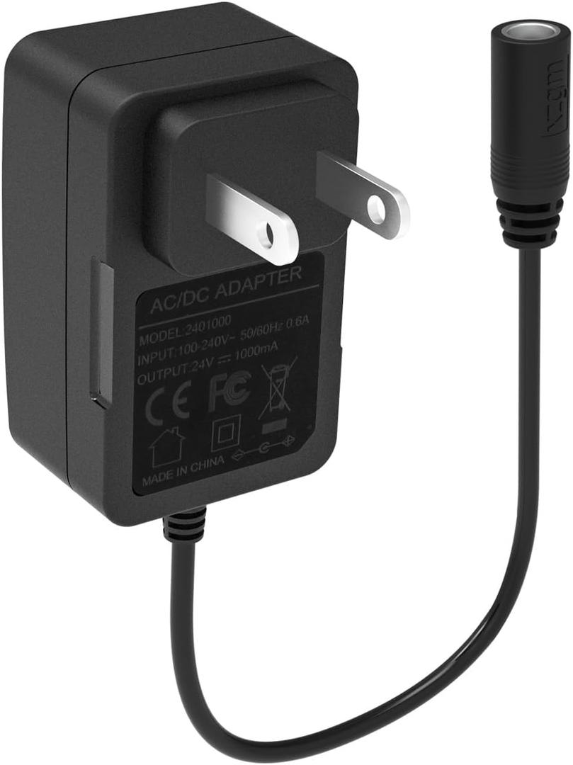 24V Power Supply Compatible with Philips Hue Play Light bar White and Color Ambiance Smart LED Bar Light Personal Wireless Lighting One line Output AC/DC Adapter