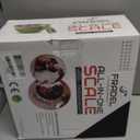 Fradel Digital Kitchen Food Scale with Bowl - 11lb, Grams & Ounces - Removable, Dishwasher-Safe Mixing Bowl - Green