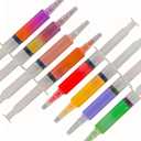 50-Pack 20ml(1oz) Syringes Without Needle - Plastic Measuring Syringes for Liquid, Scientific Labs, Pet Feeding, Refilling - Includes 3 Extra Caps