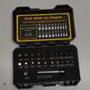 Gifts for Men, 22Pcs Titanium Screw Extractor Set - Remover for Stripped Head Screws Nuts & Bolts Drill Bit Tools for Easy Removal of Rusty & Broken Hardware High Speed Steel Superb Gift