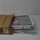 PAWZIDEA 2-in-1 Portable Dog Bathtub & Grooming Table, 33" Foldable Pet Washing Station for Small Medium Dogs Cats, Elevated Tubs for Bathing Shower Indoor Outdoor, 5 Height Adjustable, Storage Pocket