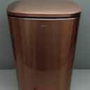 happimess HPM1006D Connor Rectangular 13-Gallon Trash Can with Soft-Close Lid and Free Mini Trash Can, Fingerprint Resistant, Modern, Minimalistic for Home, Kitchen, Office, Bathroom, Rose Gold