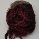 PIB 12'' Single Full Lace Wig Spring Twist Square Parted Knotless Braided Wigs for Black Women Synthetic Lace with Natural Baby Hair (#1B118 Off Black and Burgundy, 12")