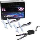 iJDMTOY RGBW Multicolor LED Circuit Board Ambient Lighting Kit Compatible with Dodge 2015-2023 Challenger, Control_by_Smartphone